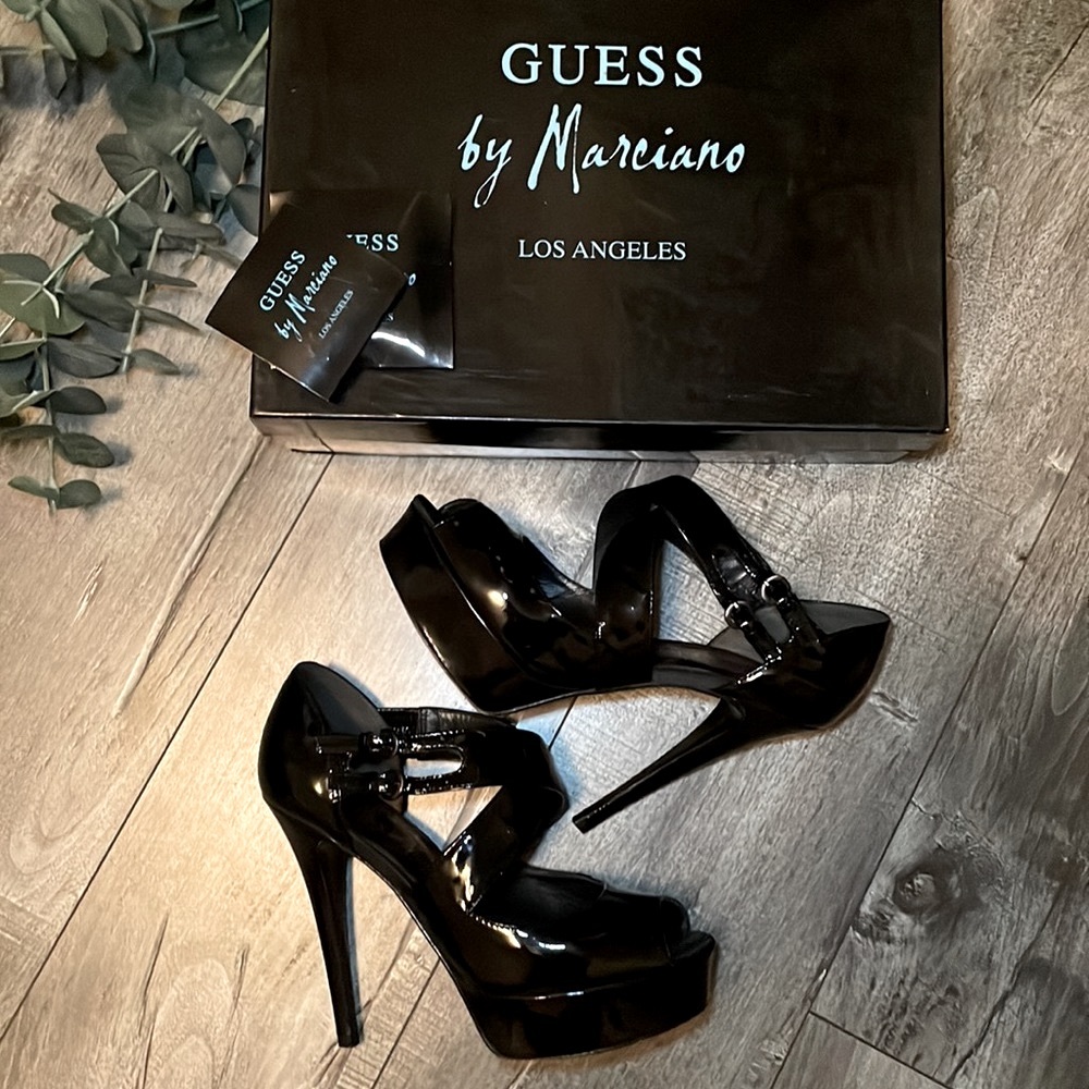 GUESS by Marciano Black Heels- Size 6